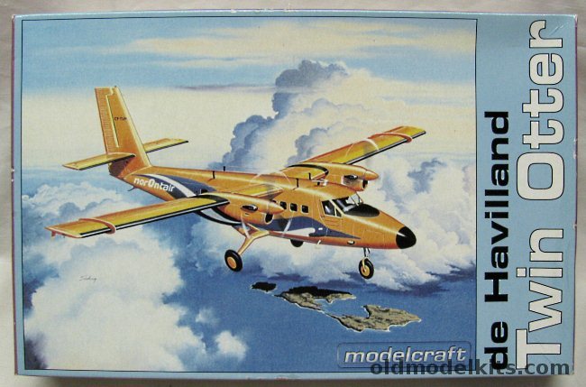 Modelcraft 1/72 DH-6C Twin Otter - Floats or Landing Gear - (ex Matchbox) - Kenn Borek Air Ltd. 2002 / Maldvian Air Taxi 2000 / Alaska Airlines 1970 / Norontair 1978 / British Antarctic Survey 2002, 72008 plastic model kit